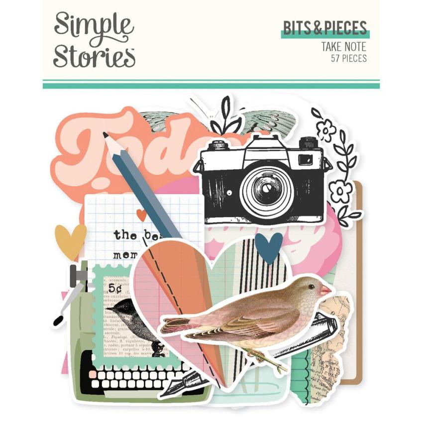 Simple Stories - Stanzteile "Take Note" Bits & Pieces 