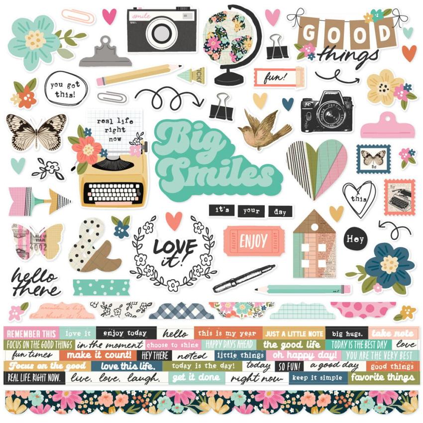 Simple Stories - Collections Kit "Take Note" 12 Bogen Designpapier