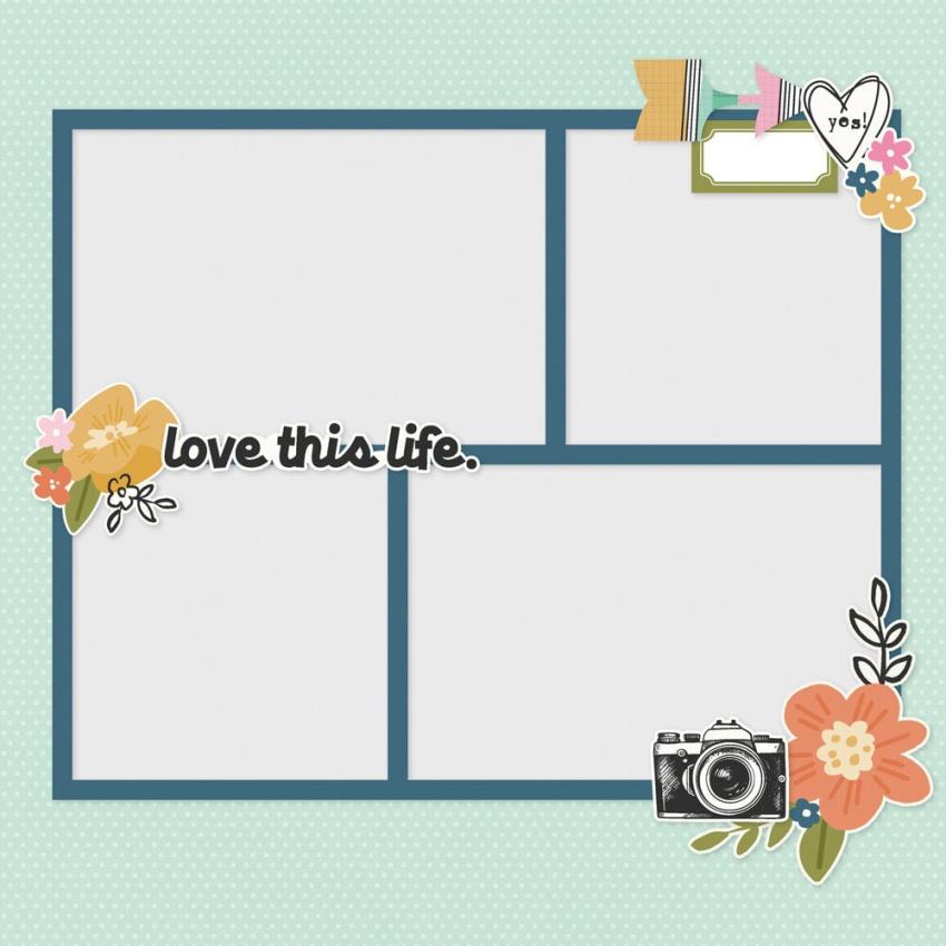 Simple Stories - Stanzteile "Take Note" Pages Pieces