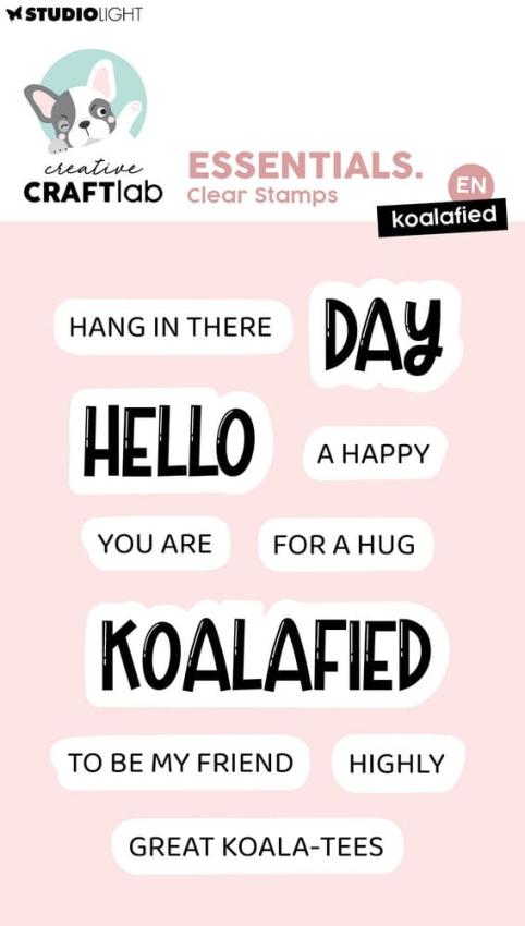 Creative Craft Lab - Studio Light - Stempelset "Koalified" Clear Stamps