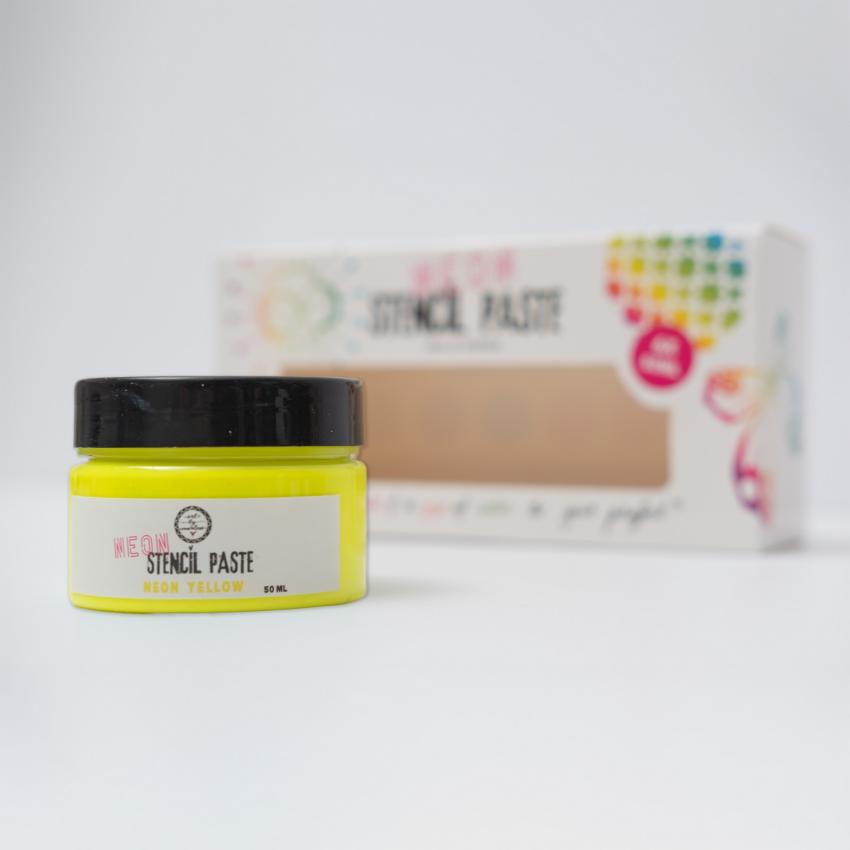 Studio Light - Strukturpaste "Neon" Stencil Paste 6x50ml