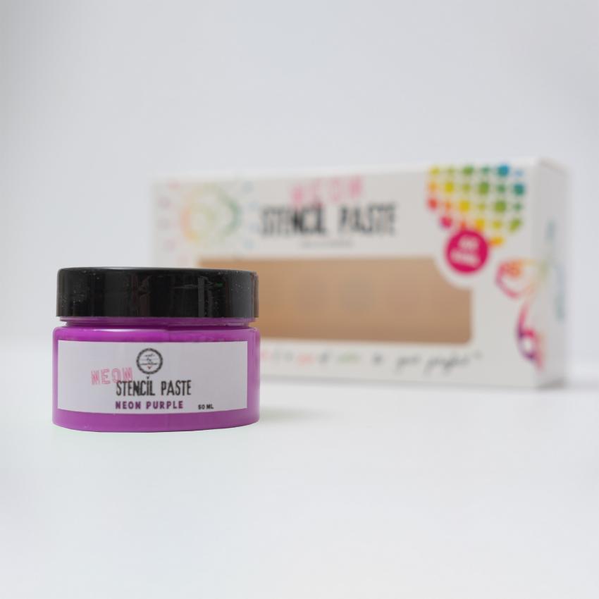 Studio Light - Strukturpaste "Neon" Stencil Paste 6x50ml