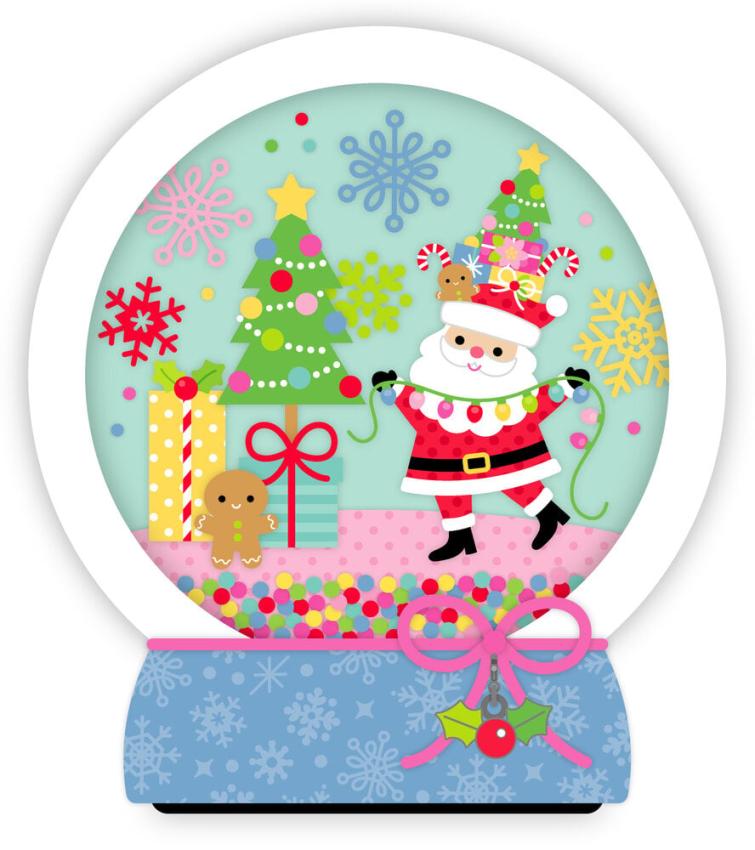 Doodlebug Design - Schüttelelemente "Christmas Confetti" Shakers