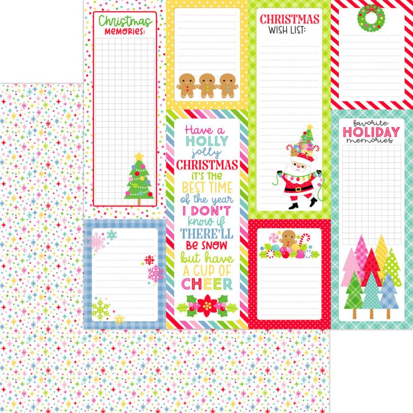 Doodlebug Design - Designpapier  "Oh What Fun " Paper Pack 12x12 Inch - 12 Bogen