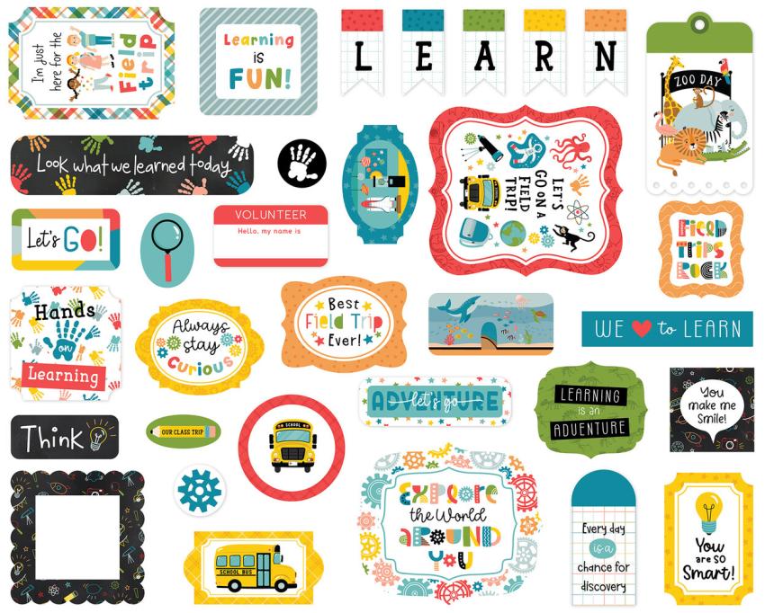 Echo Park - Stanzteile "Field Trip" Ephemera