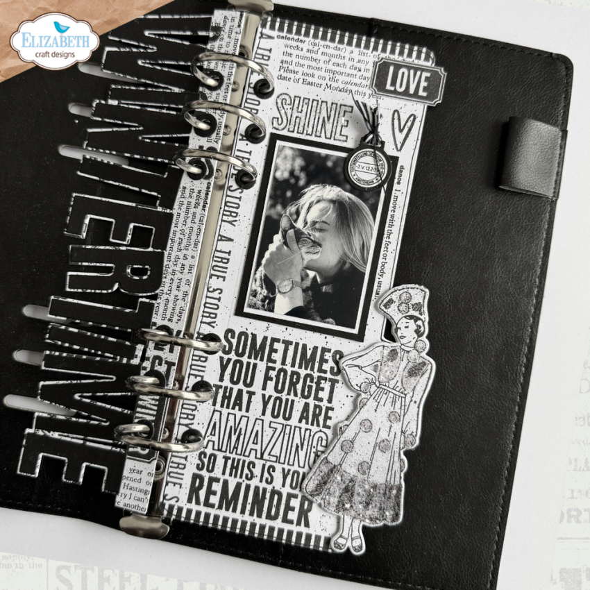 Elizabeth Craft Designs - Stempel & Stanzeschablone "Getting Festive" Stamp & Dies