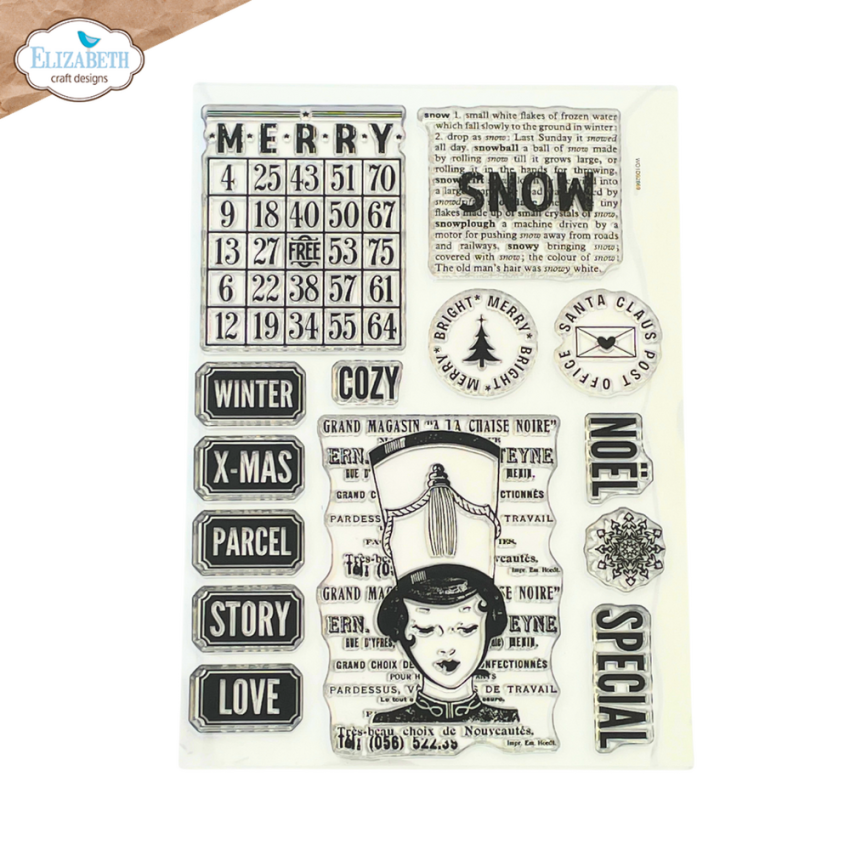 Elizabeth Craft Designs - Stempelset "Winter Story" Clear Stamps