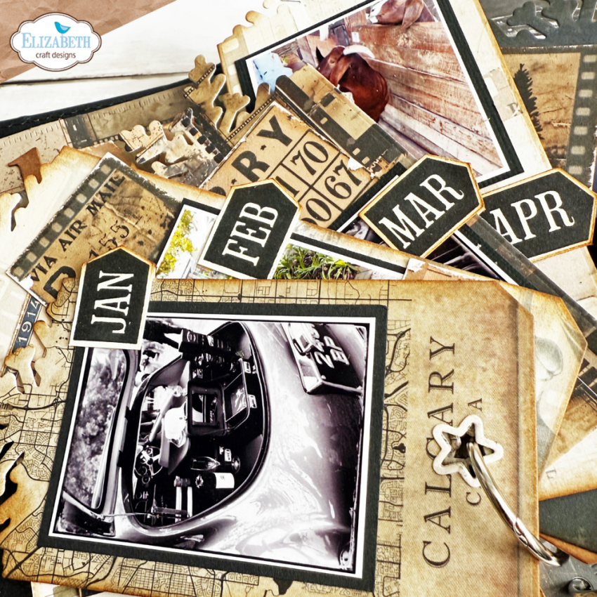 Elizabeth Craft Designs - Stempelset "Months" Clear Stamps