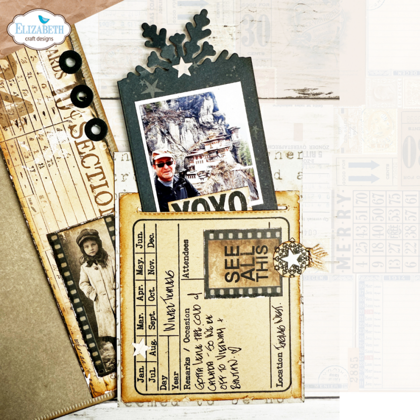 Elizabeth Craft Designs - Stempelset "Months" Clear Stamps