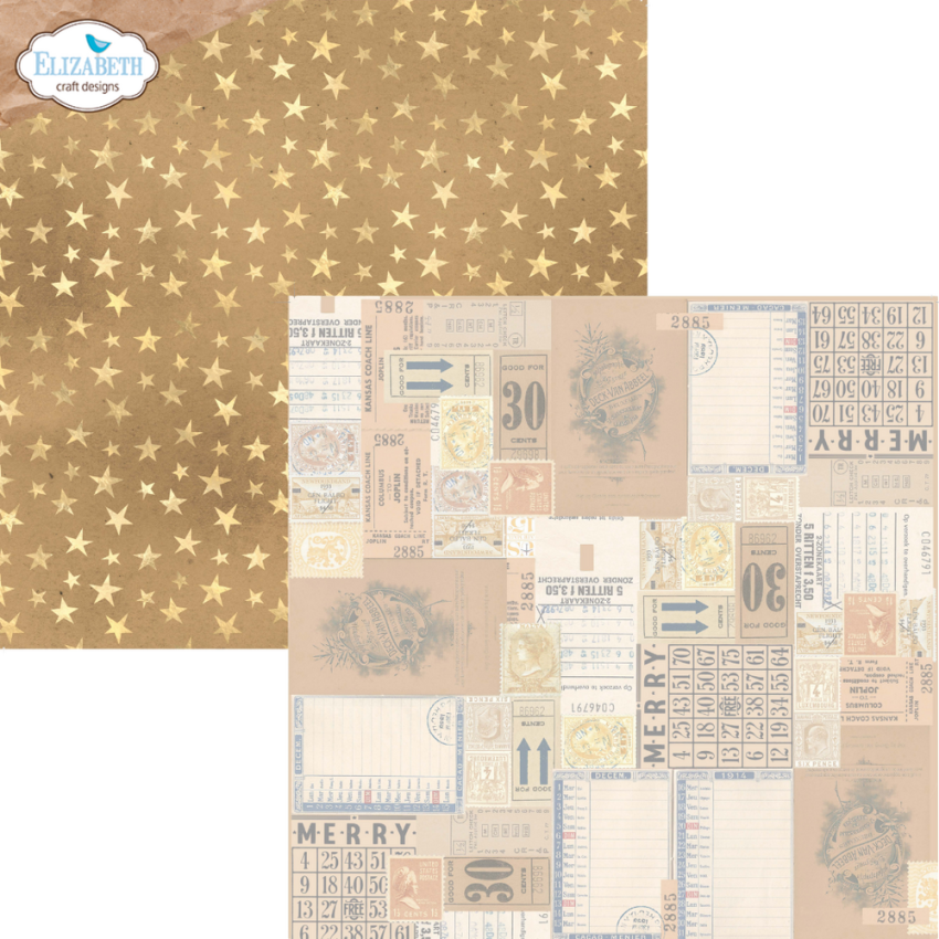 Elizabeth Craft Designs - Designpapier "Winter Wanderlust" Paper Pack 12x12 Inch - 12 Bogen