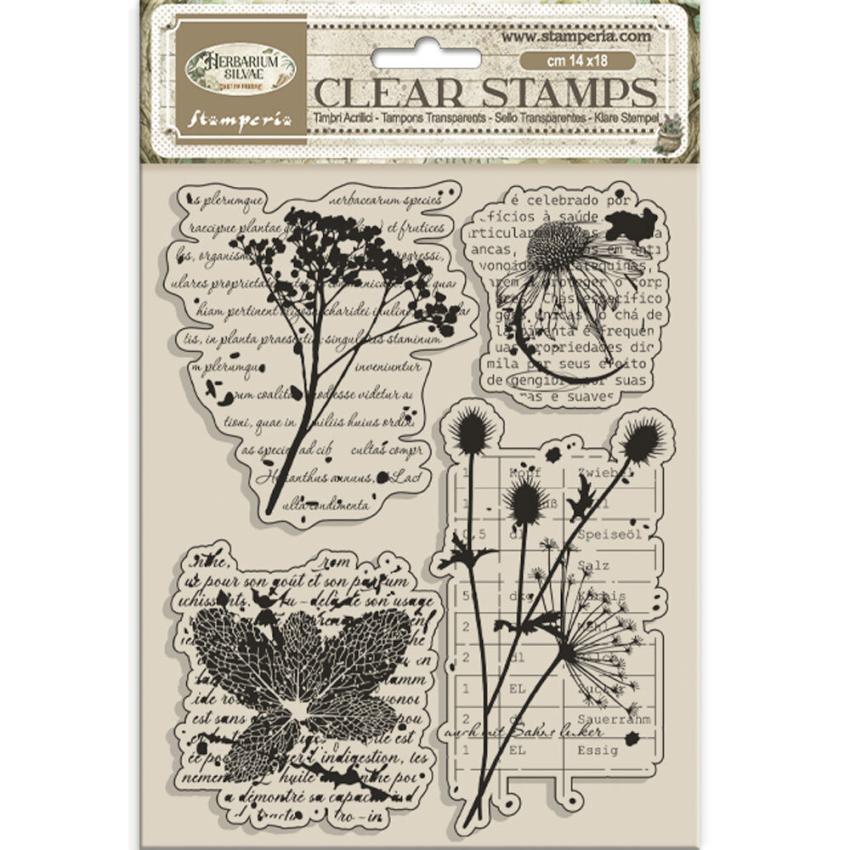 Stamperia - Stempelset "Botanic" Clear Stamps