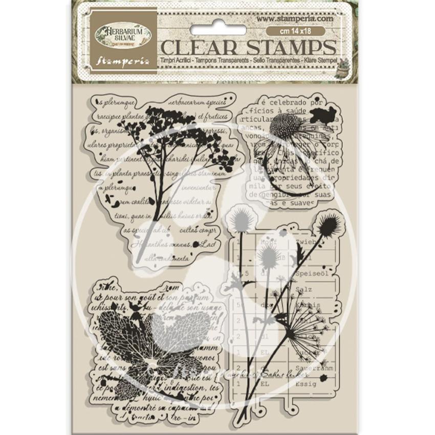 Stamperia - Stempelset "Botanic" Clear Stamps