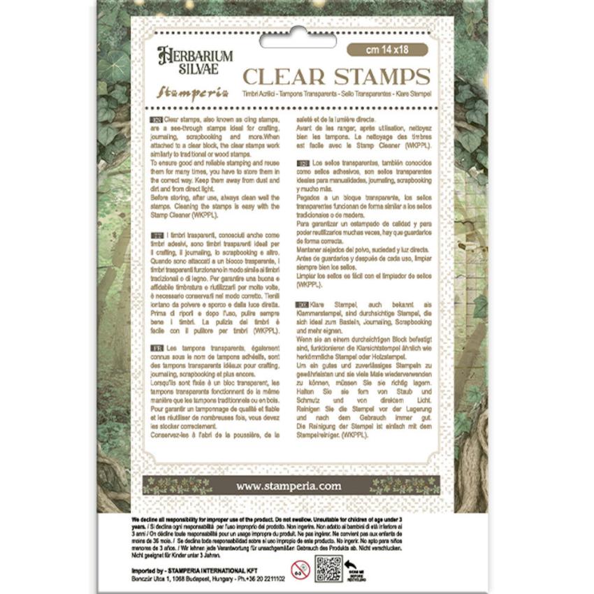 Stamperia - Stempelset "Botanic" Clear Stamps