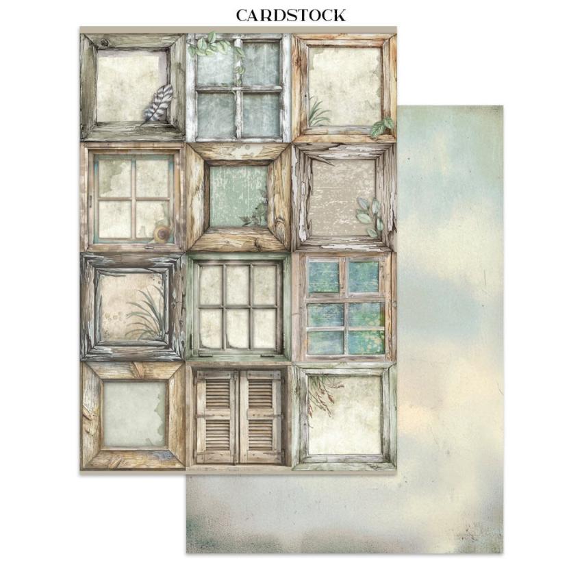 Stamperia - Papier, Aufkleber & Stanzteile "Herbarium Silvae" Junk Journal Backgrounds,Stickers,Cut-Outs