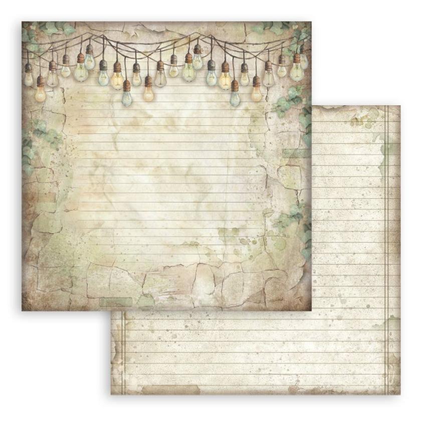 Stamperia - Designpapier "Herbarium Silvae" Maxi Paper Pack 12x12 Inch - 10 Bogen