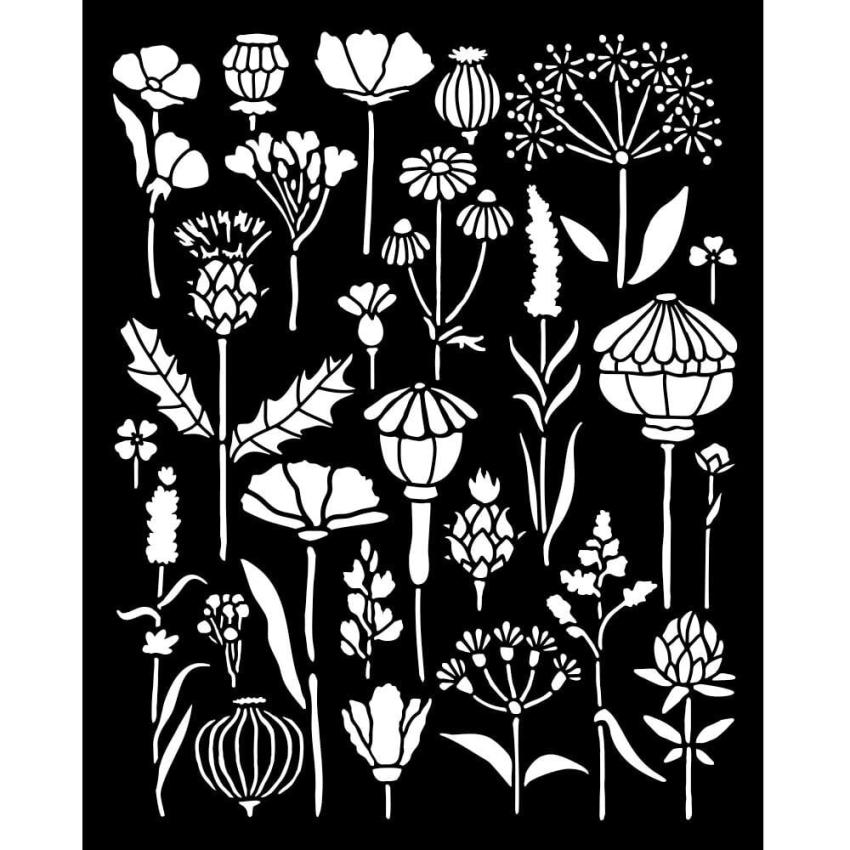 Stamperia - Schablone 20x25cm "Herbarium" Stencil
