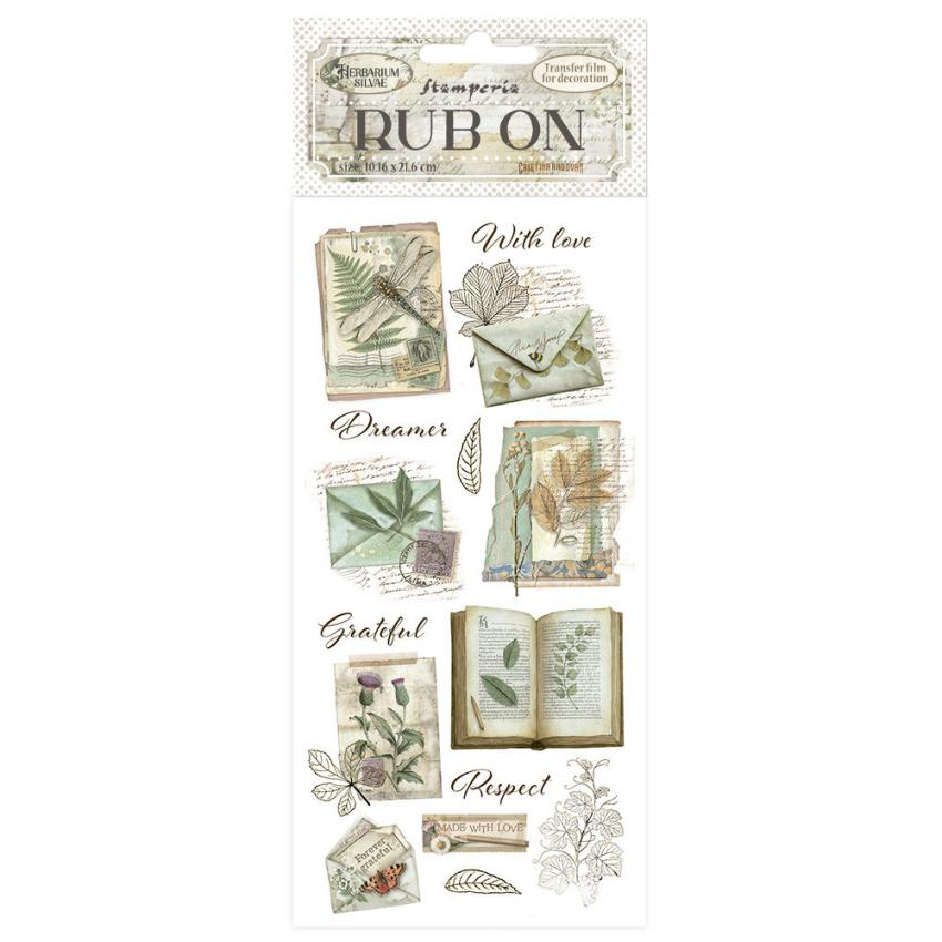 Stamperia - Transfer Aufkleber "Botanical ooks" Rub-On