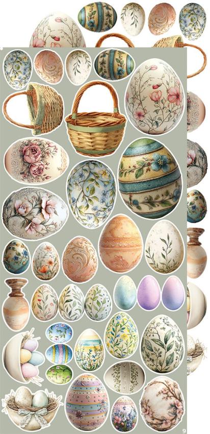 Craft OClock - Ausschneidebogen "Spring" Extra Set Creative - 18 Bogen