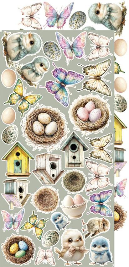 Craft OClock - Ausschneidebogen "Spring" Extra Set Creative - 18 Bogen