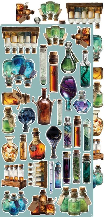 Craft OClock - Ausschneidebogen "Alchemy" Extra Set Creative - 18 Bogen