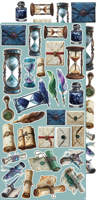Craft OClock - Ausschneidebogen "Alchemy" Extra Set Creative - 18 Bogen