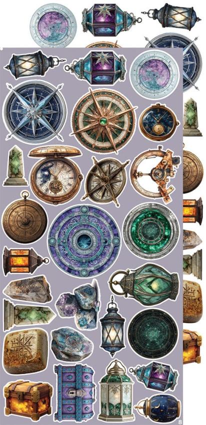 Craft OClock - Ausschneidebogen "Magic" Extra Set Creative - 18 Bogen