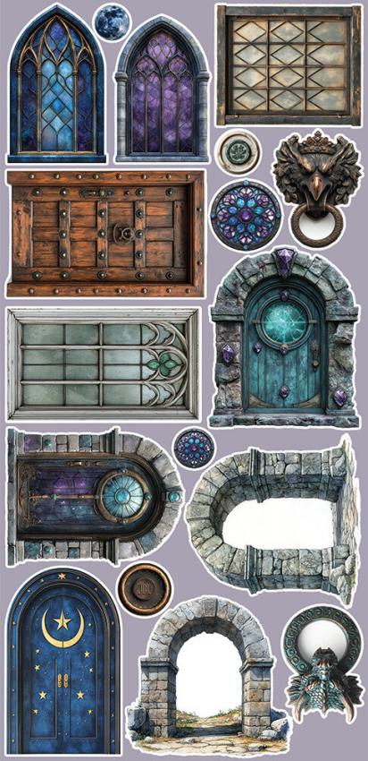 Craft OClock - Ausschneidebogen "Magic" Extra Set Creative - 18 Bogen