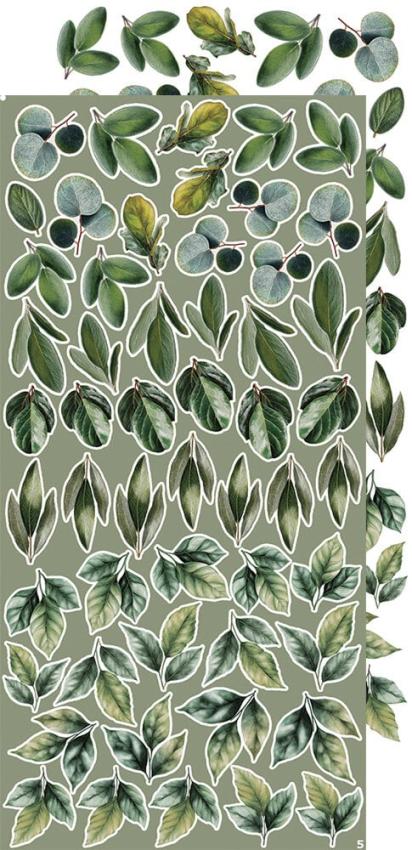 Craft OClock - Ausschneidebogen "Leaves" Extra Set Creative - 18 Bogen