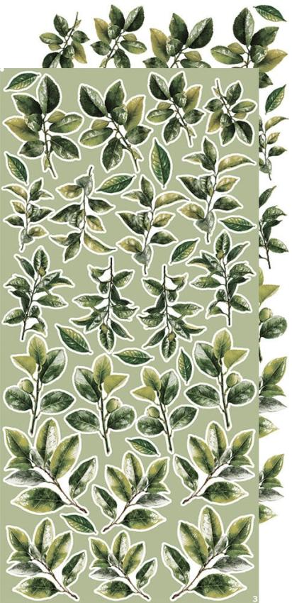 Craft OClock - Ausschneidebogen "Leaves 2" Extra Set Creative - 18 Bogen