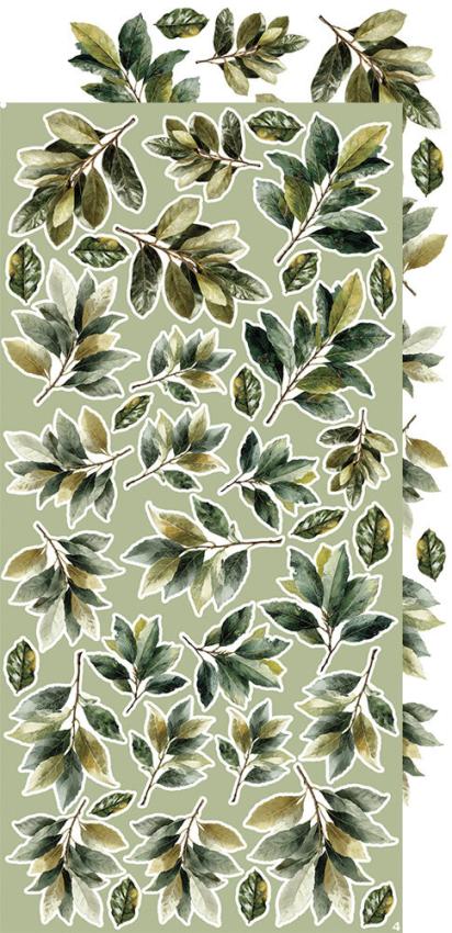 Craft OClock - Ausschneidebogen "Leaves 2" Extra Set Creative - 18 Bogen