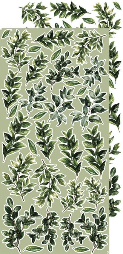 Craft OClock - Ausschneidebogen "Leaves 2" Extra Set Creative - 18 Bogen
