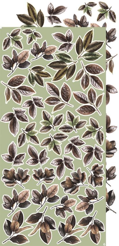 Craft OClock - Ausschneidebogen "Leaves 2" Extra Set Creative - 18 Bogen