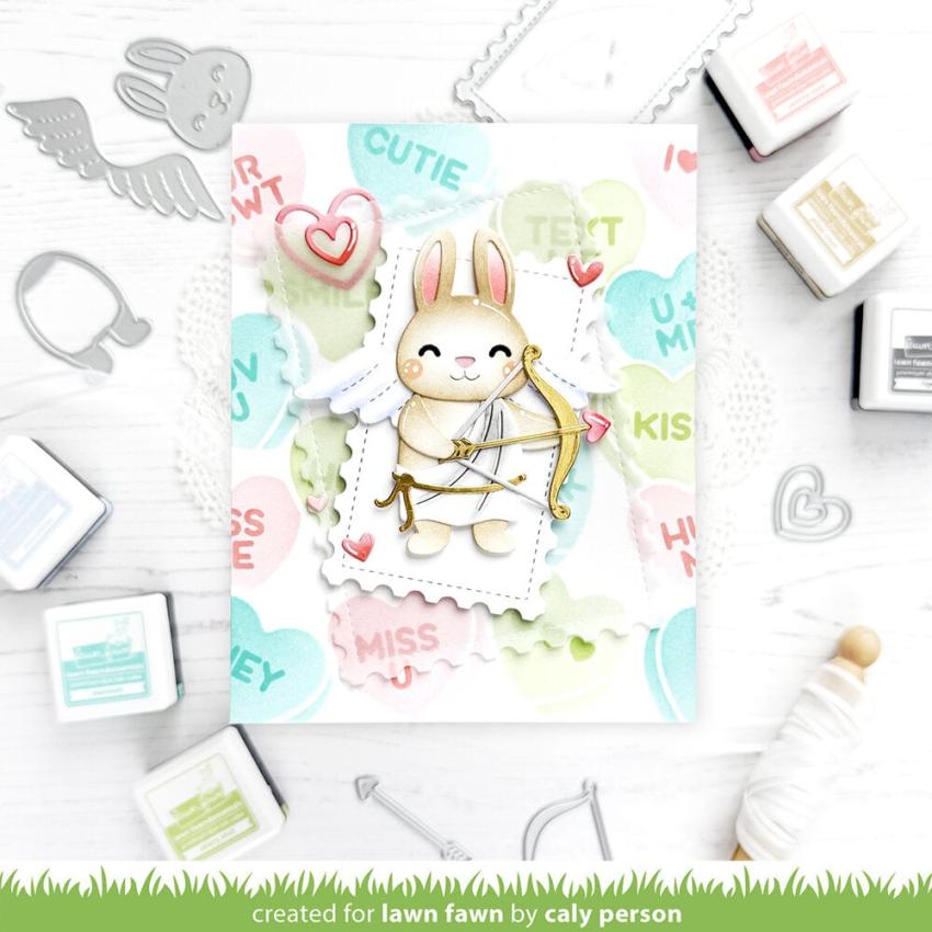 Lawn Fawn - Stanzschablone "Build-A-Critter Valentine Accessories Stand-Alone" Dies