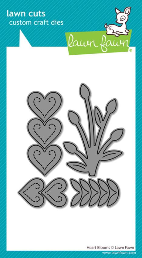 Lawn Fawn - Stanzschablone "Heart Blooms" Dies