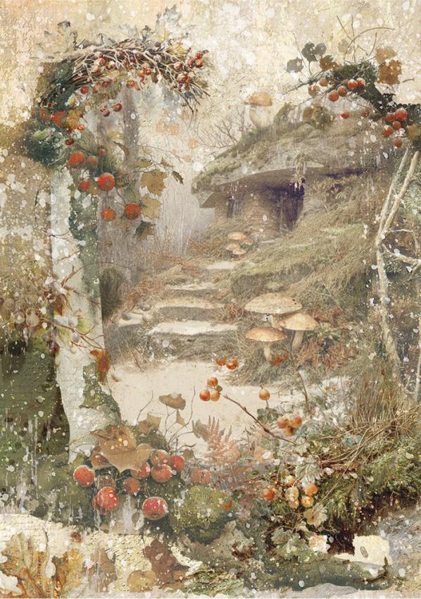 Ciao Bella - Decopatch Papier "Fairy Whispers" Mixed Media Rice Paper A5 - 8 Bogen