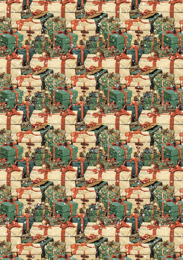 Ciao Bella - Decopatch Papier "Polar Railway" Mixed Media Rice Paper A5 - 8 Bogen