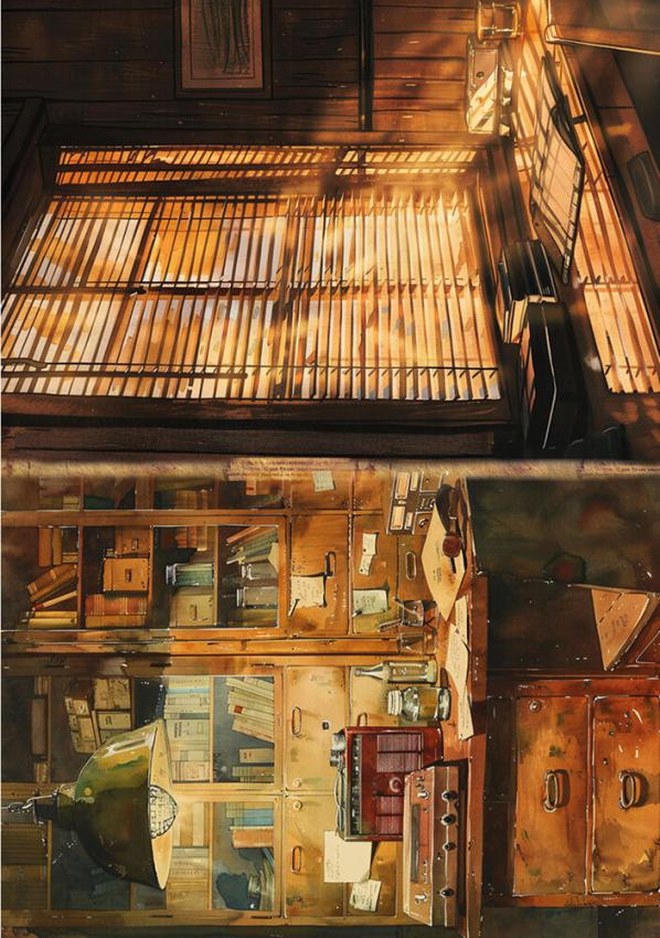 Ciao Bella - Decopatch Papier "The Last Mystery" Mixed Media Rice Paper A5 - 8 Bogen