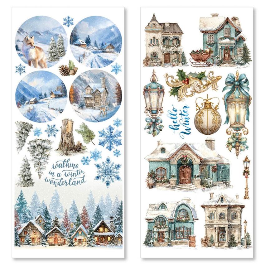 Ciao Bella - Aufkleber "Winterling" Transparent Adhesive Sticker Sheets