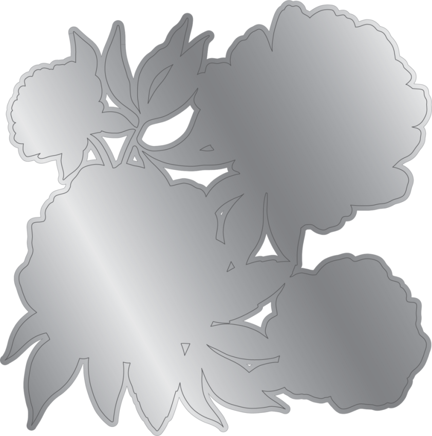 Crafters Companion - Prägefolder, Stanzschablone "Rose Blooms" Embossingfolder & Dies