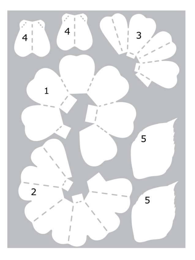 Crafters Companion - Schablone 3,5x2,2 Inch "3D Template Pop Up Rose" Stencil