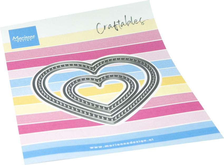 Marianne Design - Stanzschablone "Open Hearts" Craftables Dies