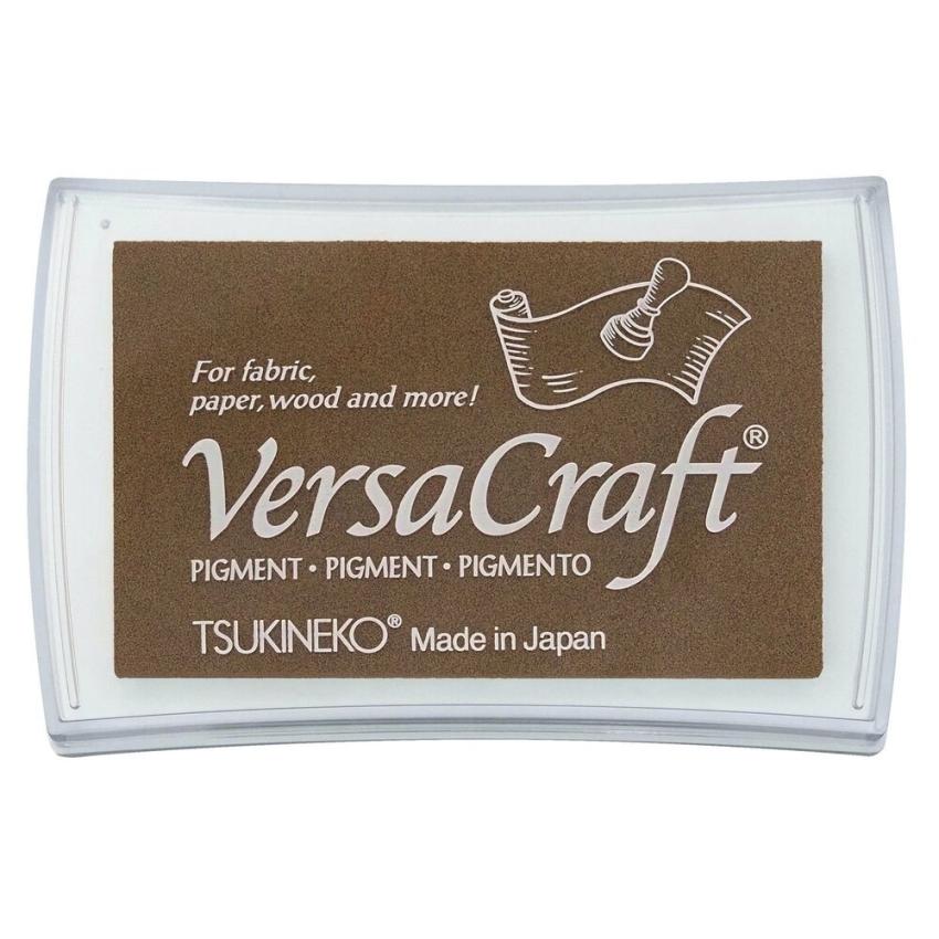 Tsukineko - VersaCraft Large Ink Pad "Cafe au Lait" Pigment Stempelkissen