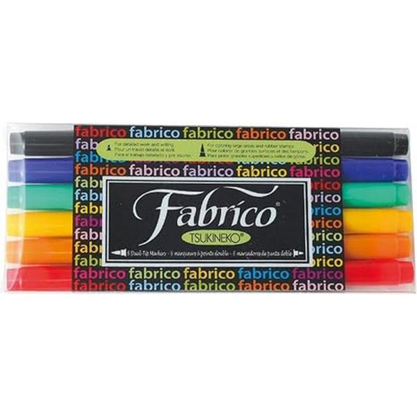 Tsukineko - VersaCraft Fabrico Marker "Standard" 6er Set