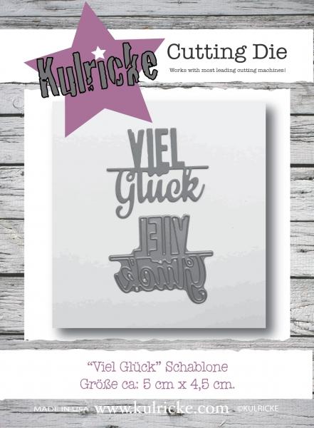 Kulricke Stanzschablone "Viel Glück Line" Craft Die | Stanze