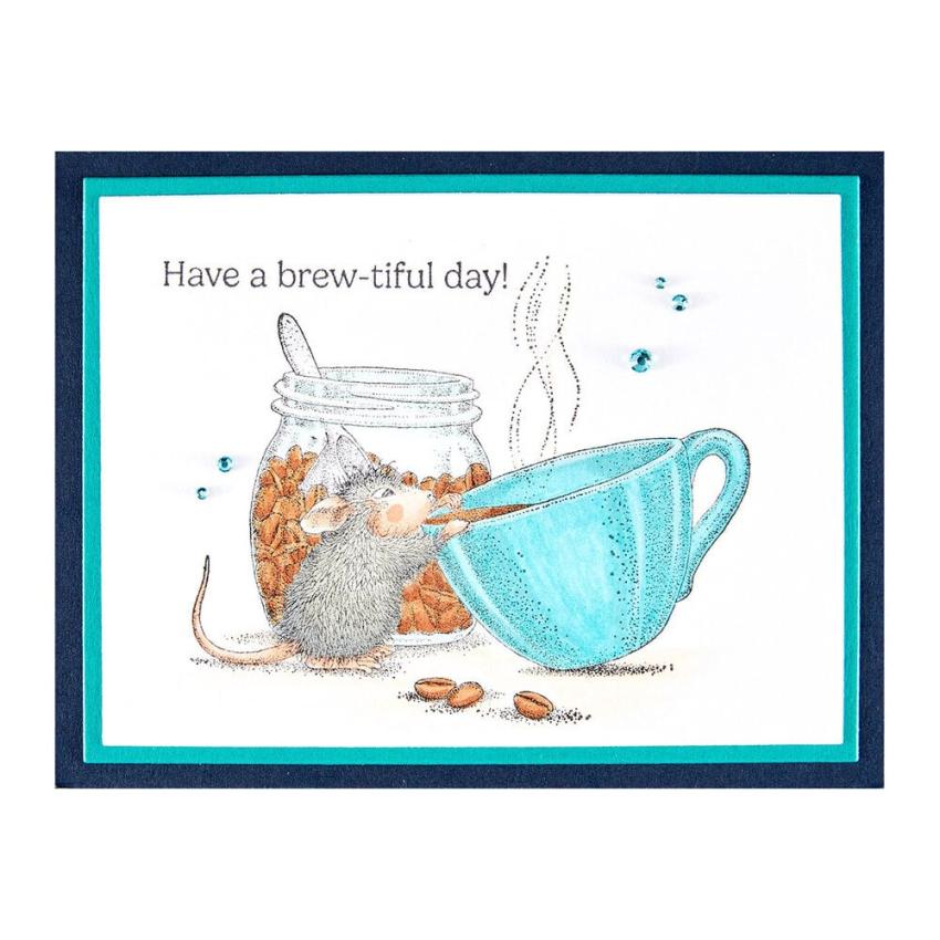 Spellbinders - Gummistempel Set "Brew-tiful Day" Cling Stamp