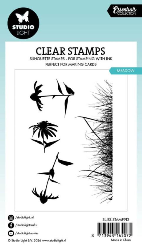 Studio Light - Stempelset "Meadow" Clear Stamps