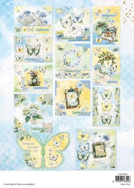 Studio Light  "Spring Wings" Cardmaking Pad A4