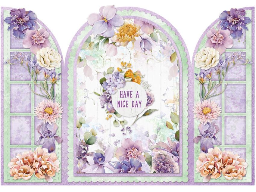 Studio Light  "Blooming Flowers" Cardmaking Pad A4