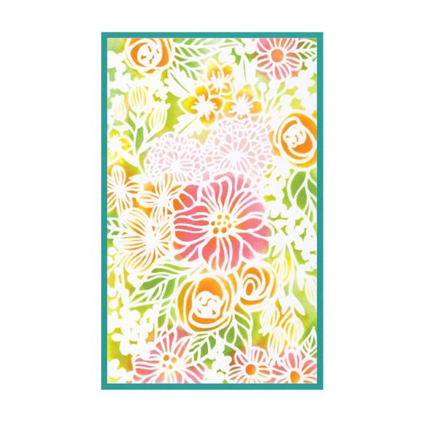 Sizzix - Schablone "Buildables Botanicals #1" Stencil Design by Vicki Boutin
