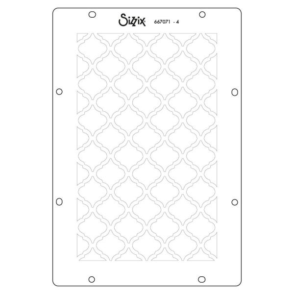 Sizzix - Schablone "Buildables Botanicals #1" Stencil Design by Vicki Boutin